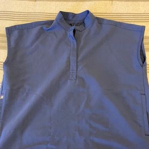 Figs rafaela sky blue scrub top XXS